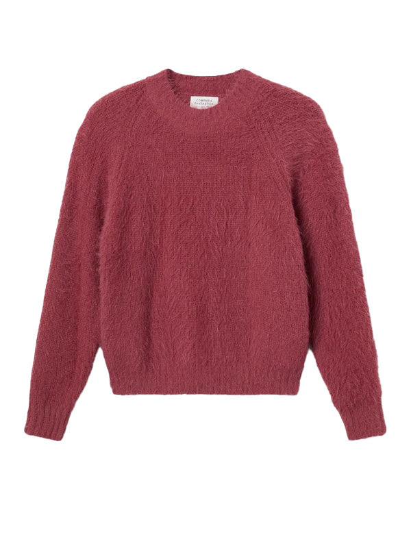 COMPAÑIA FANTASTICA JERSEY PUNTO CON TEXTURA ROSA