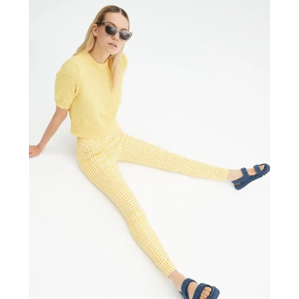 COMPAÑÍA FANTÁSTICA LEGGINGS GOLDEN VICHY PRINT