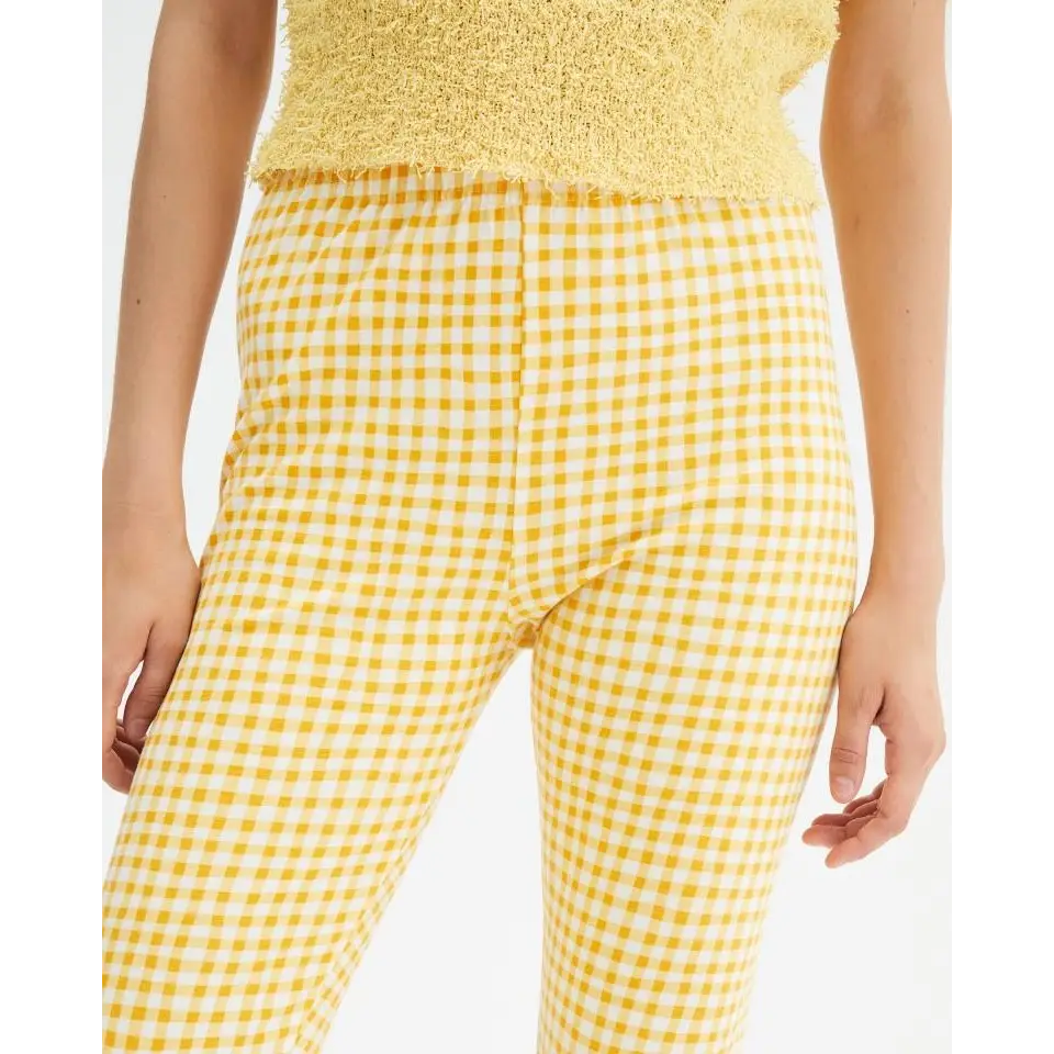 COMPAÑÍA FANTÁSTICA LEGGINGS GOLDEN VICHY PRINT