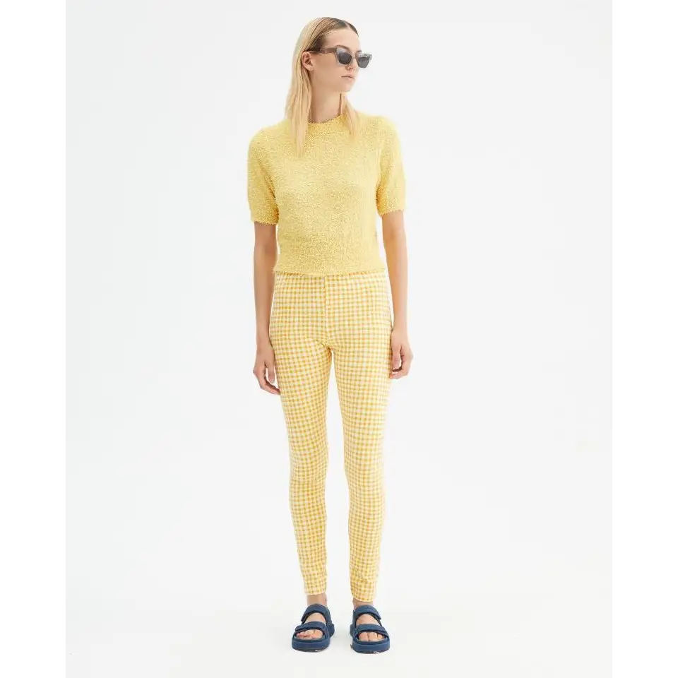 COMPAÑÍA FANTÁSTICA LEGGINGS GOLDEN VICHY PRINT