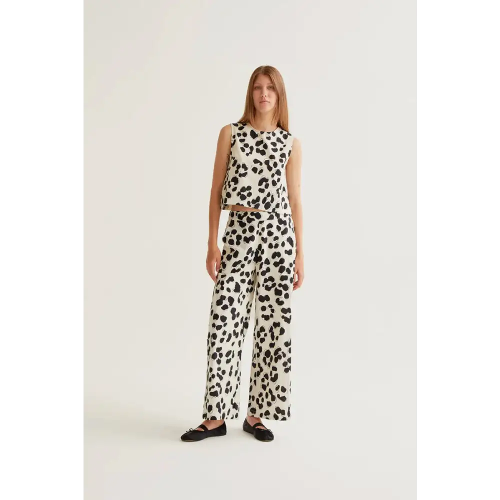 COMPANIA FANTASTICA PANTALON CON ESTAMPADO DALMATIAN