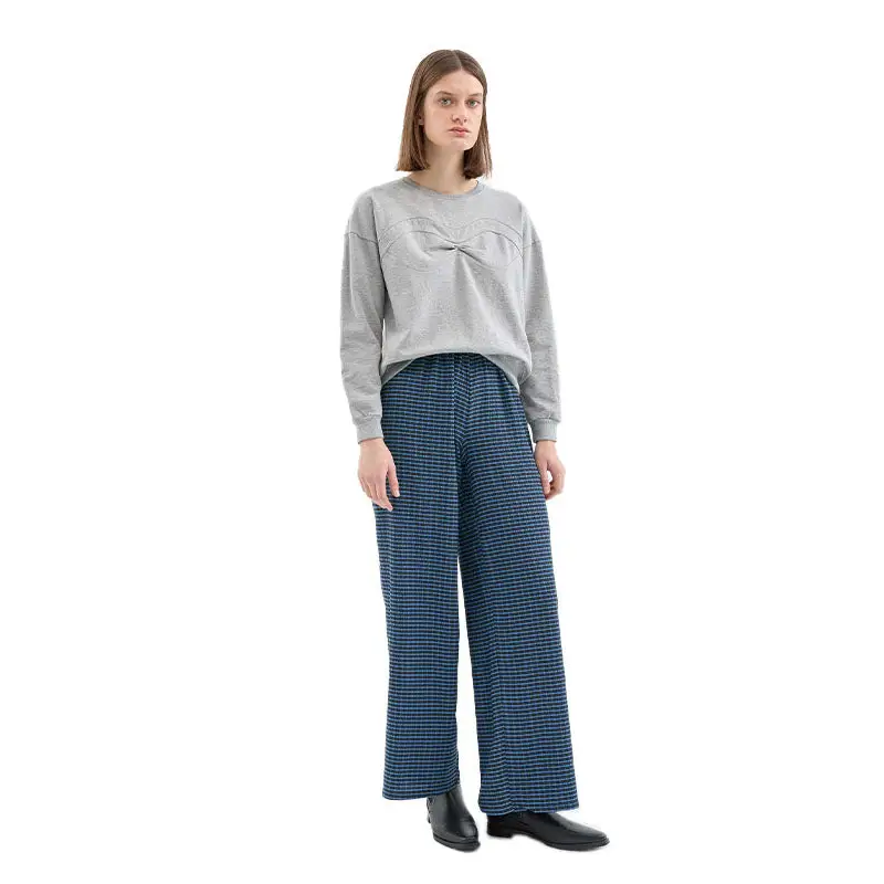 COMPAÑÍA FANTÁSTICA PANTALÓN DE CUADROS AZULES