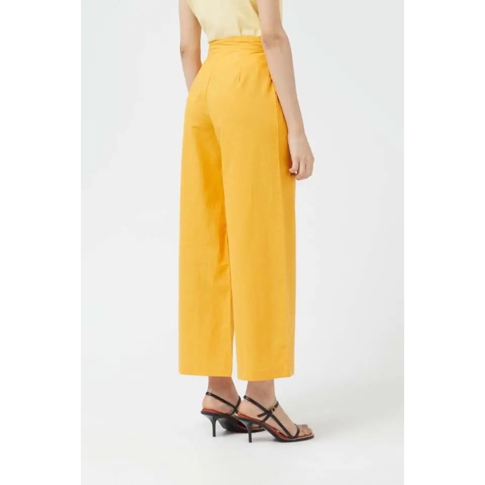 COMPAÑIA FANTASTICA PANTALON PALAZZO MOSTAZA