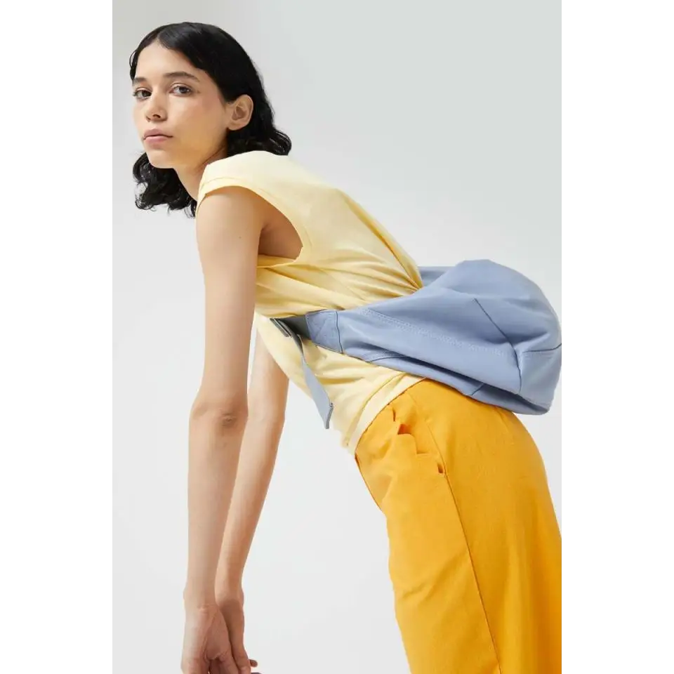 COMPAÑIA FANTASTICA PANTALON PALAZZO MOSTAZA