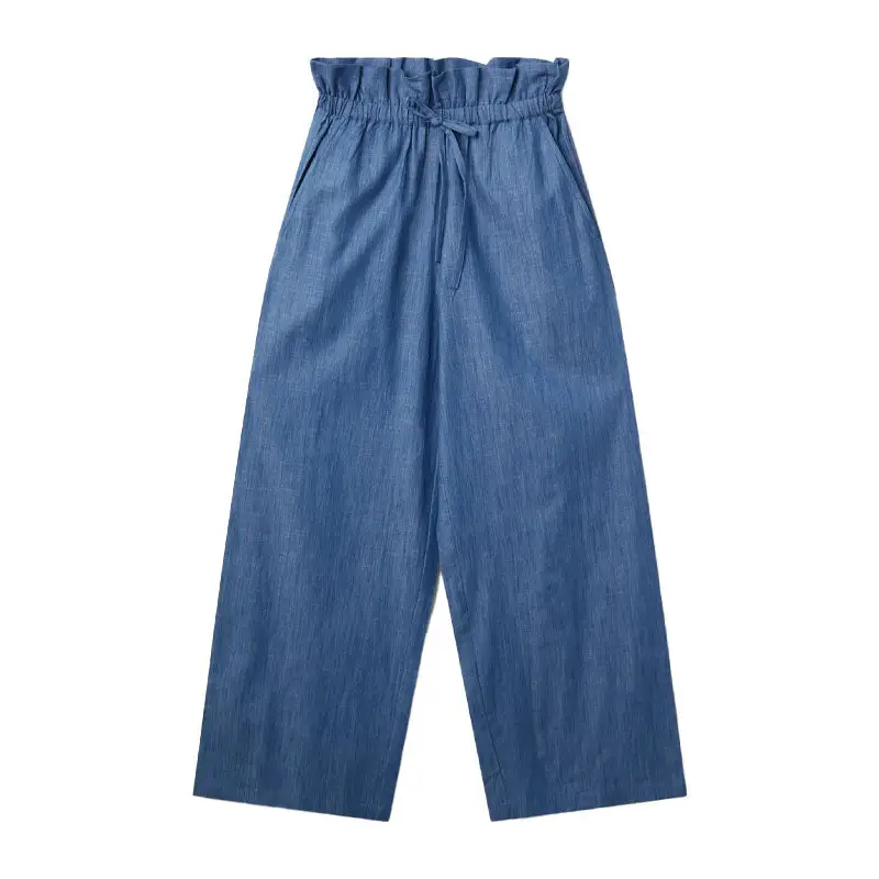 COMPAÑIA FANTASTICA PANTALON PAPERBAG VAQUERO