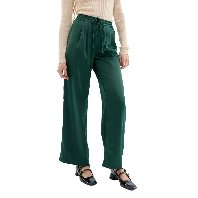COMPAÑÍA FANTÁSTICA PANTALÓN SATINADO VERDE