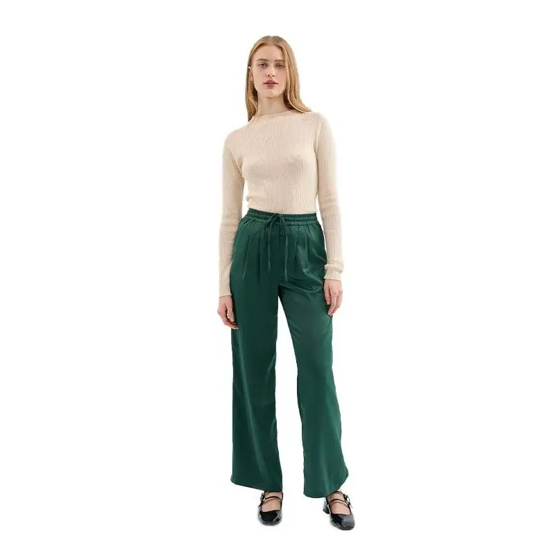 COMPAÑÍA FANTÁSTICA PANTALÓN SATINADO VERDE