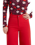 COMPAÑIA FANTASTICA PANTALON VAQUERO ROJO - textil