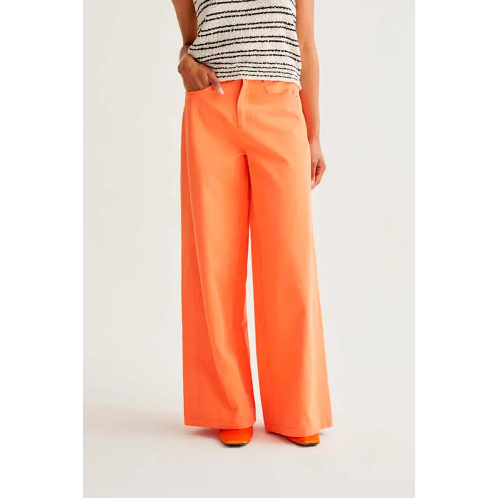 COMPAÑIA FANTASTICA PANTALON WIDE LEG NARANJA