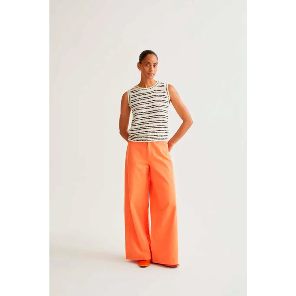 COMPAÑIA FANTASTICA PANTALON WIDE LEG NARANJA