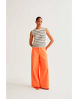 COMPAÑIA FANTASTICA PANTALON WIDE LEG NARANJA
