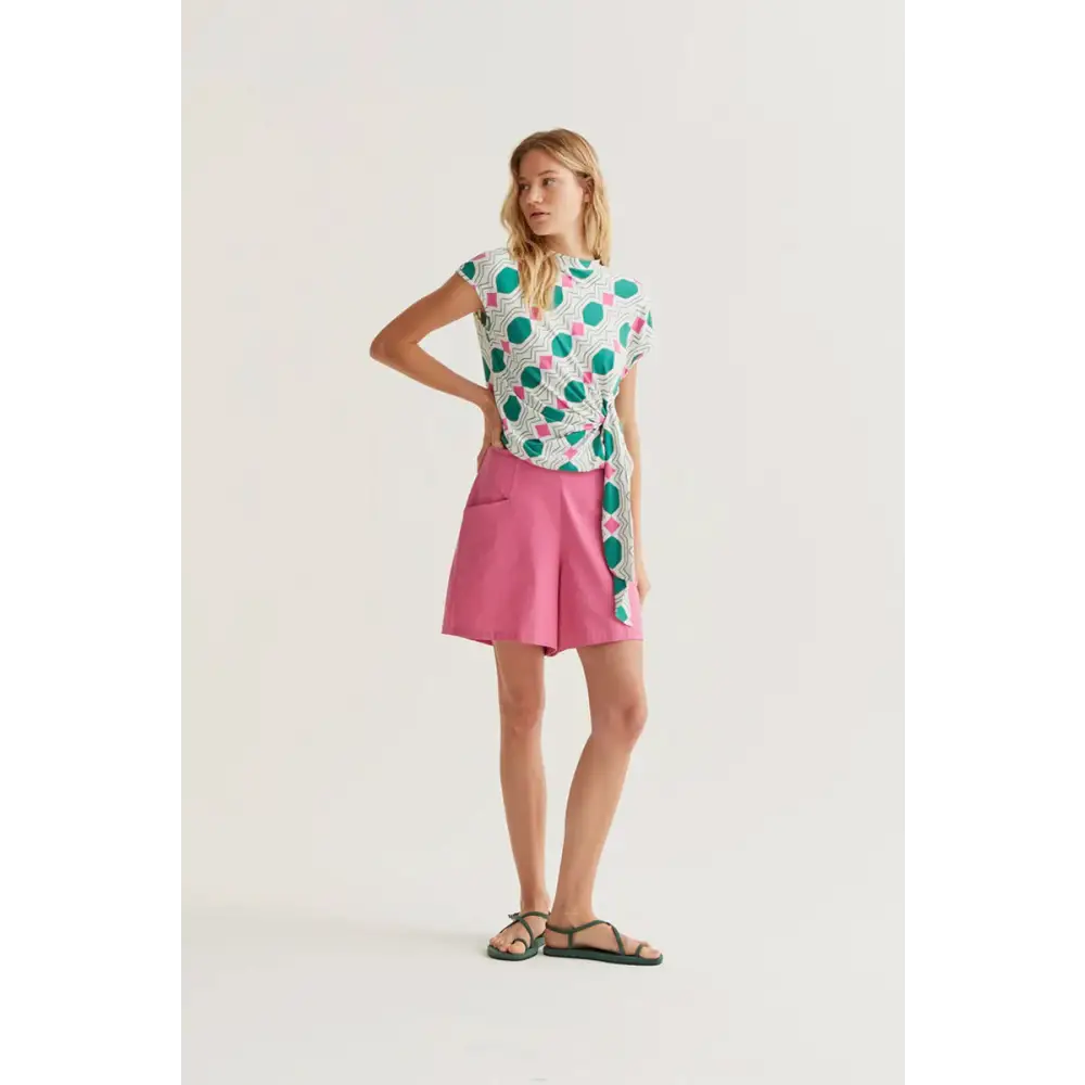 COMPAÑIA FANTASTICA SHORTS 100% ALGODON ROSA