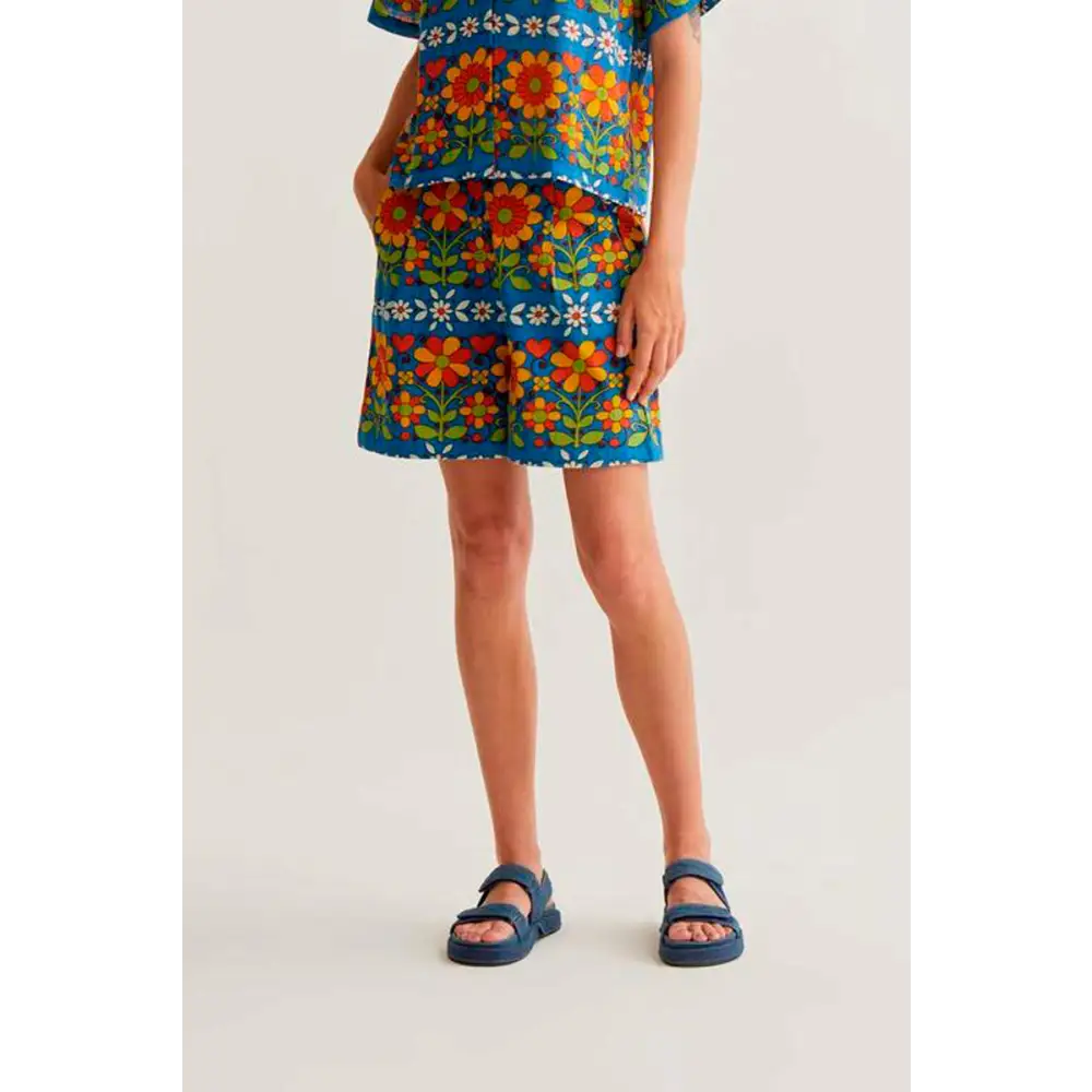 COMPAÑIA FANTASTICA SHORTS CON ESTAMPADO GARDEN