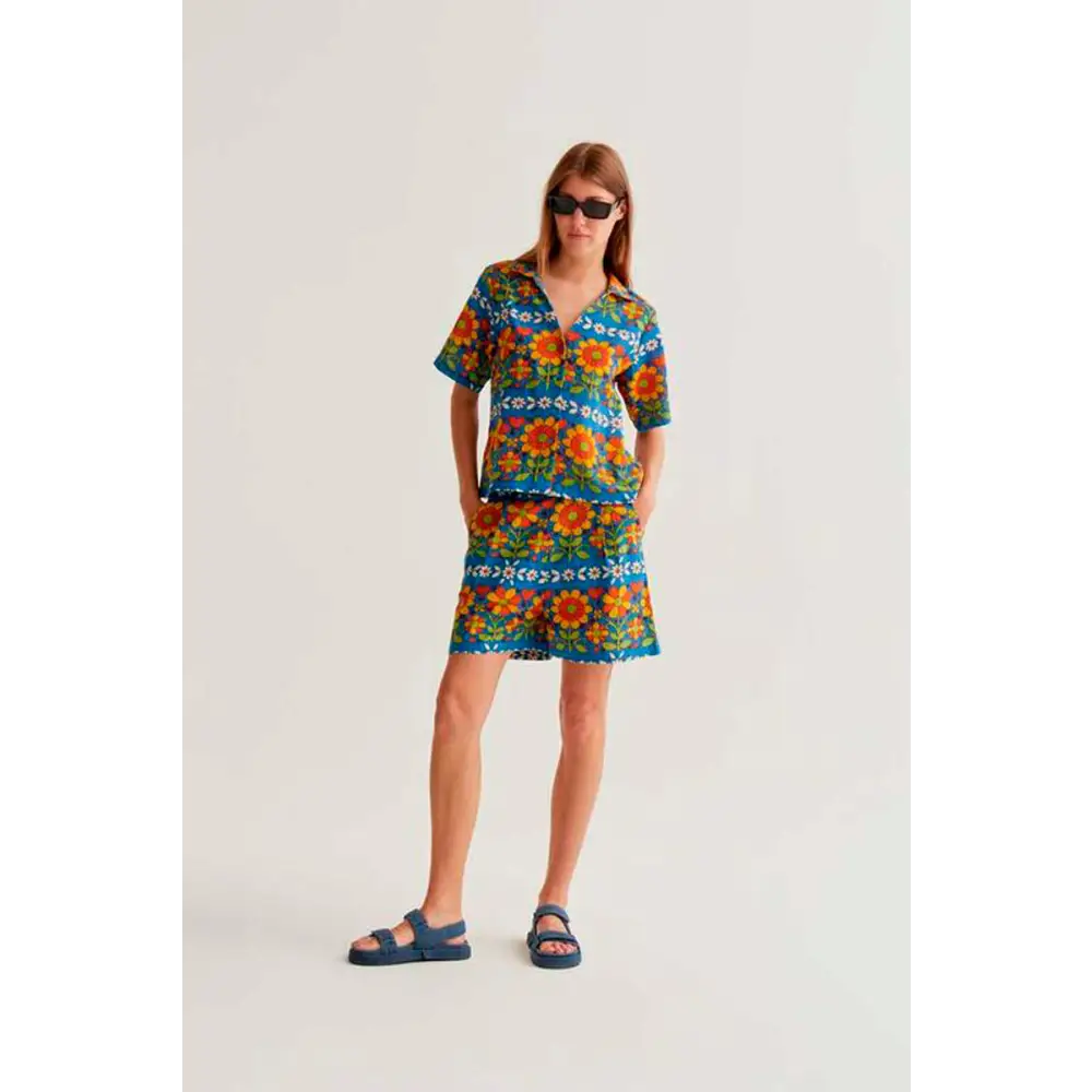 COMPAÑIA FANTASTICA SHORTS CON ESTAMPADO GARDEN