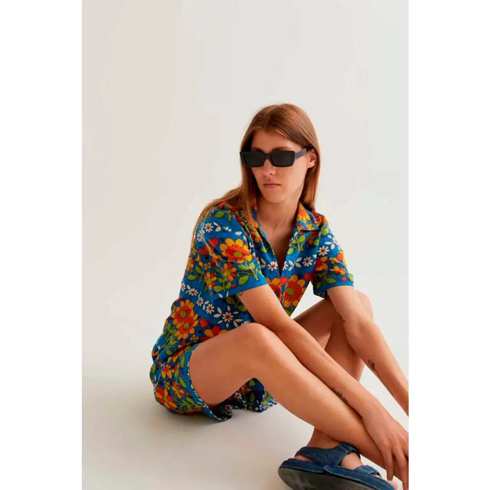 COMPAÑIA FANTASTICA SHORTS CON ESTAMPADO GARDEN