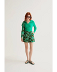 COMPAÑIA FANTASTICA SHORTS CON ESTAMPADO PALM TREE