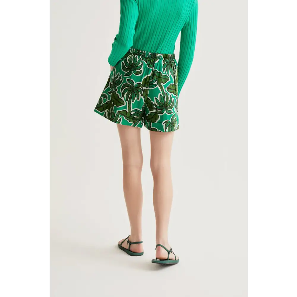 COMPAÑIA FANTASTICA SHORTS CON ESTAMPADO PALM TREE