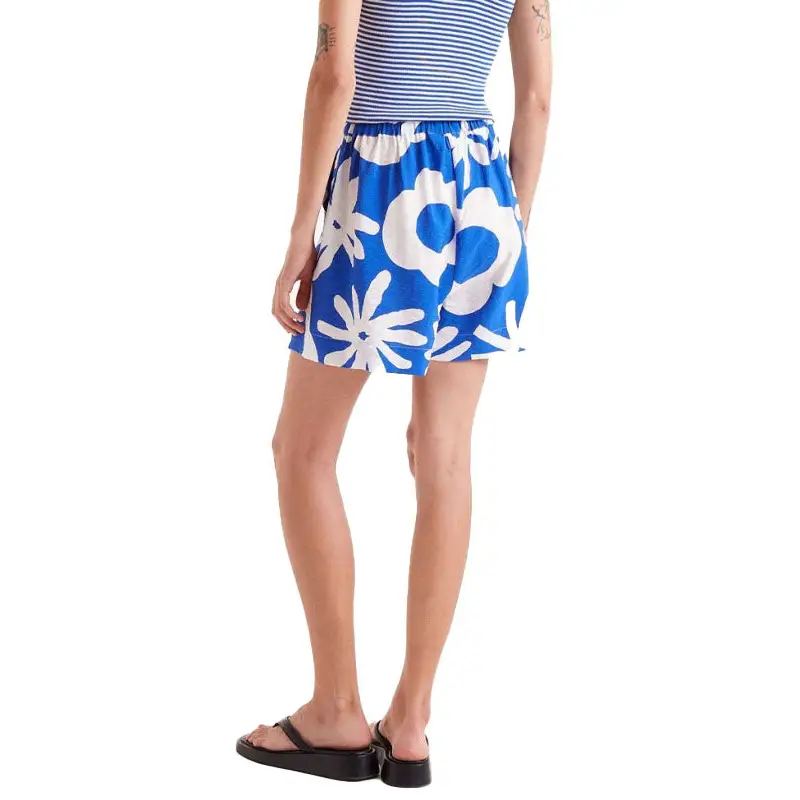 COMPANIA FANTASTICA SHORTS ESTAMPADO FLORAL BLUET