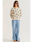 COMPANIA FANTASTICA SUDADERA CON ESTAMPADO GARDENER