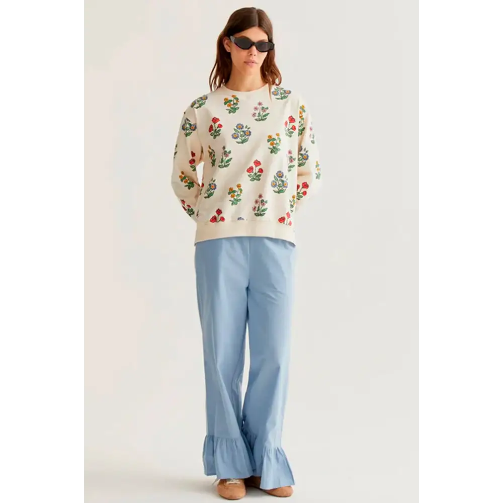 COMPANIA FANTASTICA SUDADERA CON ESTAMPADO GARDENER