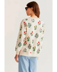 COMPANIA FANTASTICA SUDADERA CON ESTAMPADO GARDENER