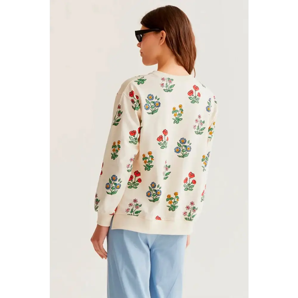 COMPANIA FANTASTICA SUDADERA CON ESTAMPADO GARDENER