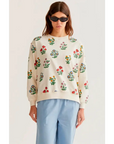 COMPANIA FANTASTICA SUDADERA CON ESTAMPADO GARDENER