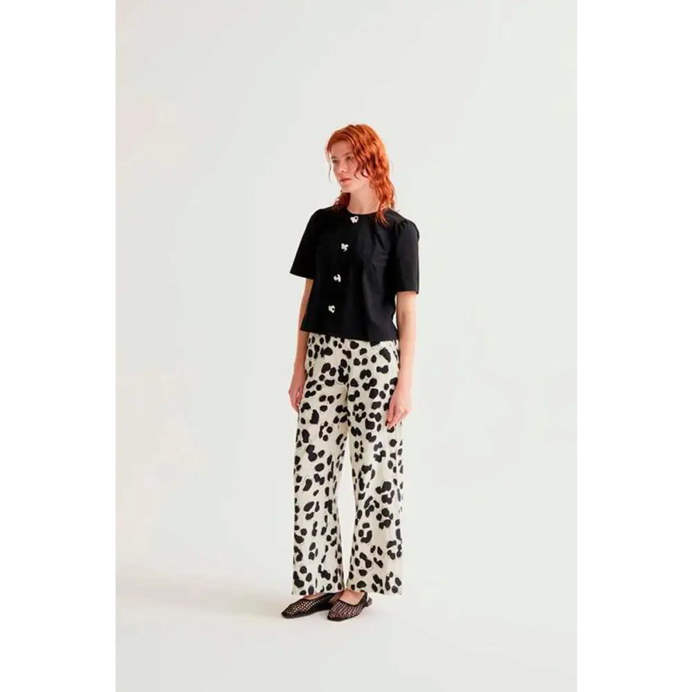 COMPAÑIA FANTASTICA TOP 100% ALGODON CON BOTONES DE CORAZONES