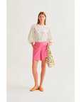 COMPANIA FANTASTICA TOP 100 ALGODON CON ESTAMPADO MULTI TULIP