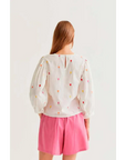 COMPANIA FANTASTICA TOP 100 ALGODON CON ESTAMPADO MULTI TULIP