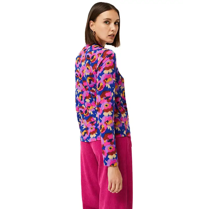 COMPAÑÍA FANTÁSTICA TOP AJUSTADO ESTAMPADO FLORAL