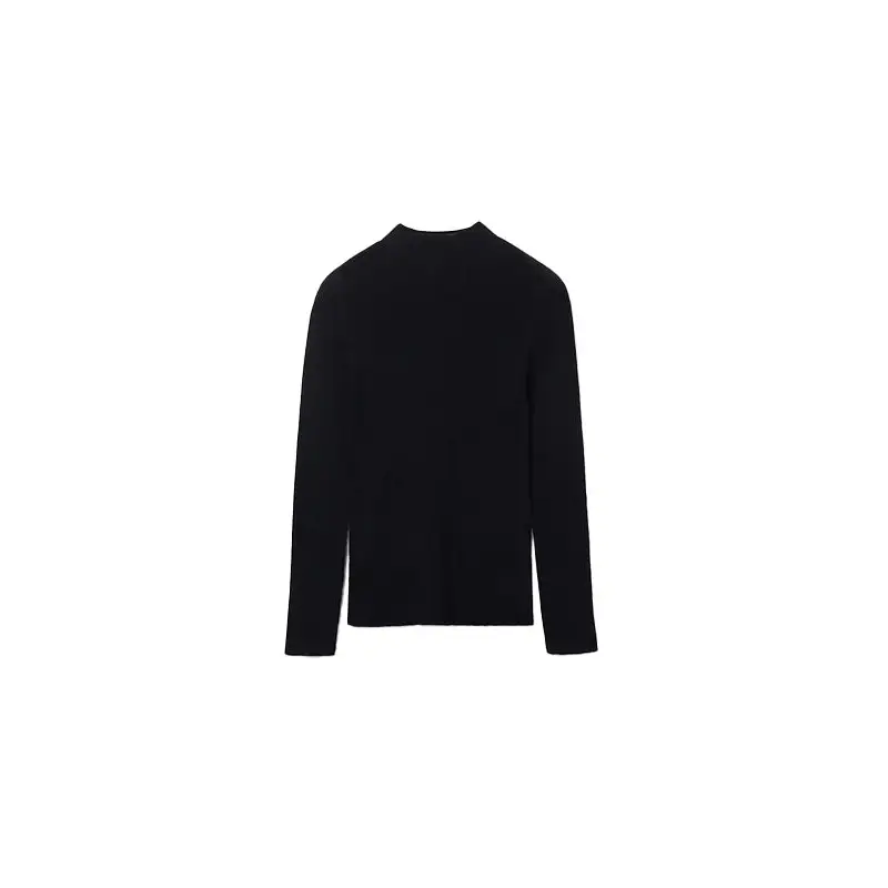 COMPAÑÍA FANTÁSTICA TOP CON CUELLO PERKINS NEGRO