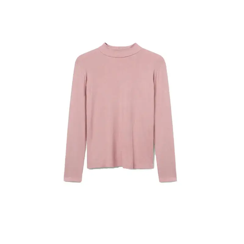 COMPAÑÍA FANTÁSTICA TOP CUELLO MOCK ROSA