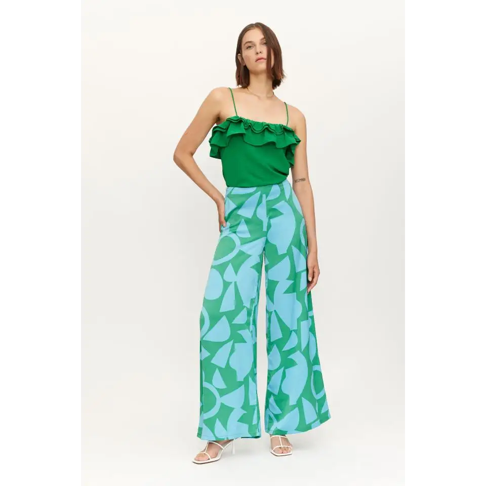 COMPAÑIA FANTASTICA TOP DE VOLANTE VERDE