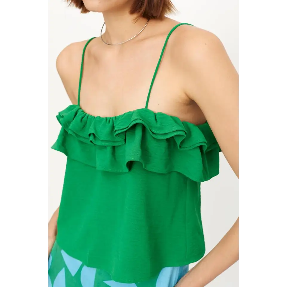 COMPAÑIA FANTASTICA TOP DE VOLANTE VERDE