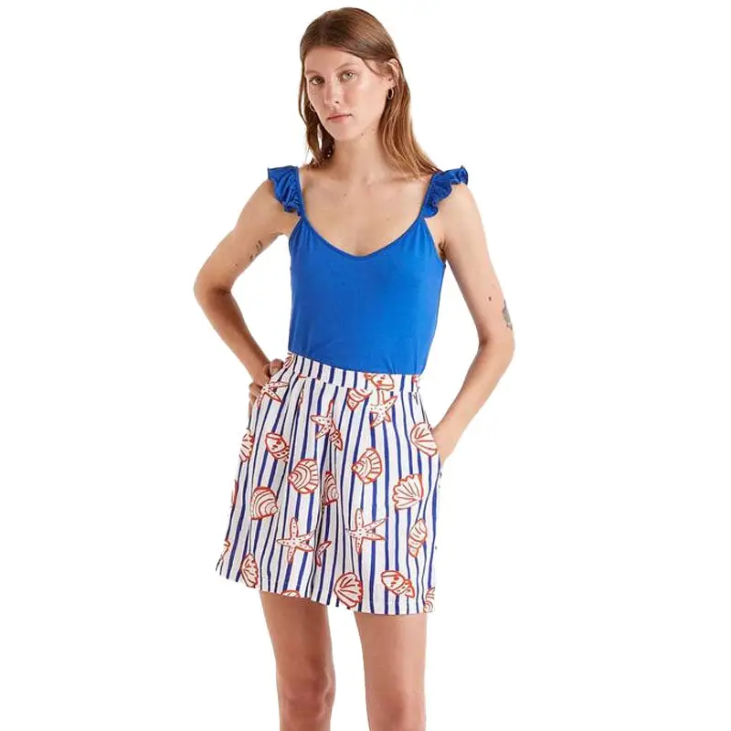 COMPAÑÍA FANTASTICA TOP EN BAMBÚ AZUL