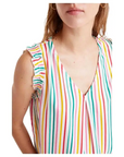 COMPAÑIA FANTASTICA TOP ESTAMPADO DE RAYAS SOJU