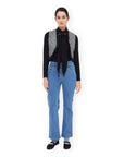 COMPANIA FANTASTICA CHALECO TWEED ESTAMPADO CORAZO