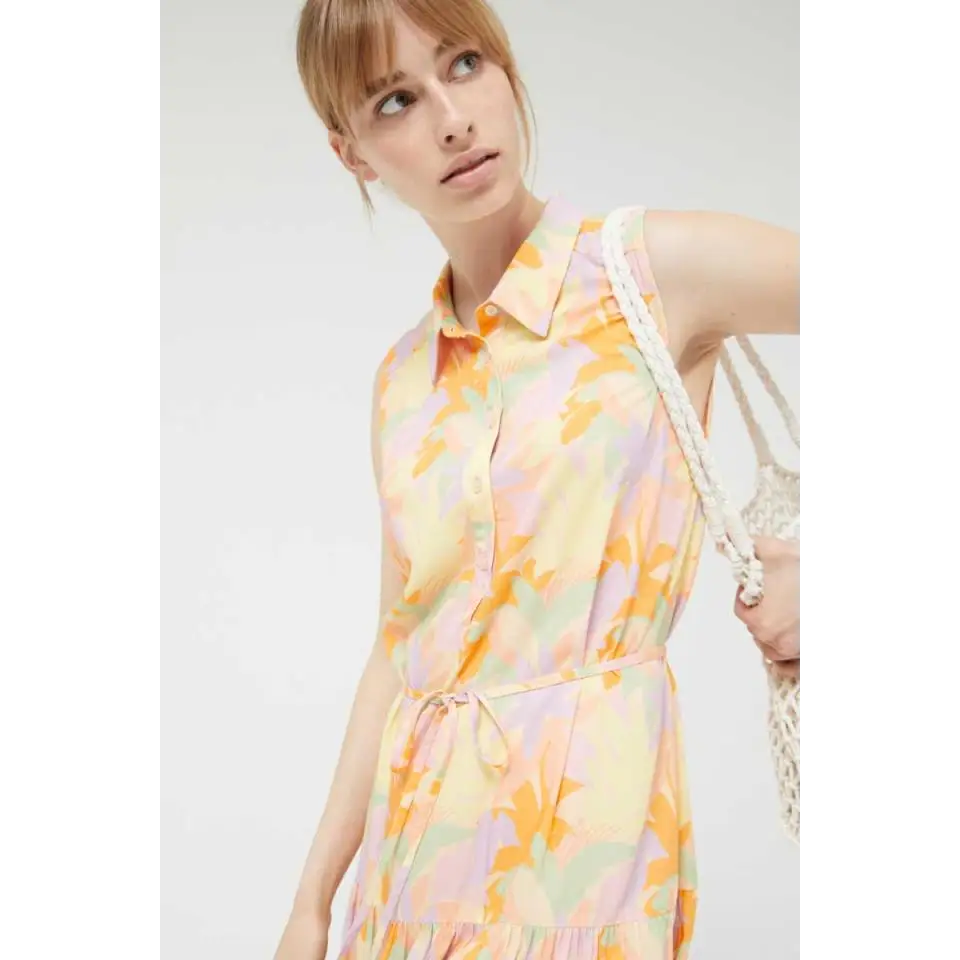 COMPAÑÍA FANTÁSTICA VESTIDO CAMISERO DE FLORES