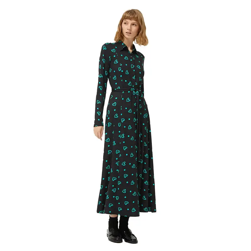 COMPANIA FANTASTICA VESTIDO CORAZONES VERDES