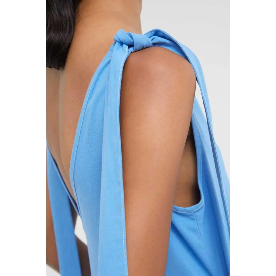 COMPAÑÍA FANTÁSTICA VESTIDO CORTO AZUL