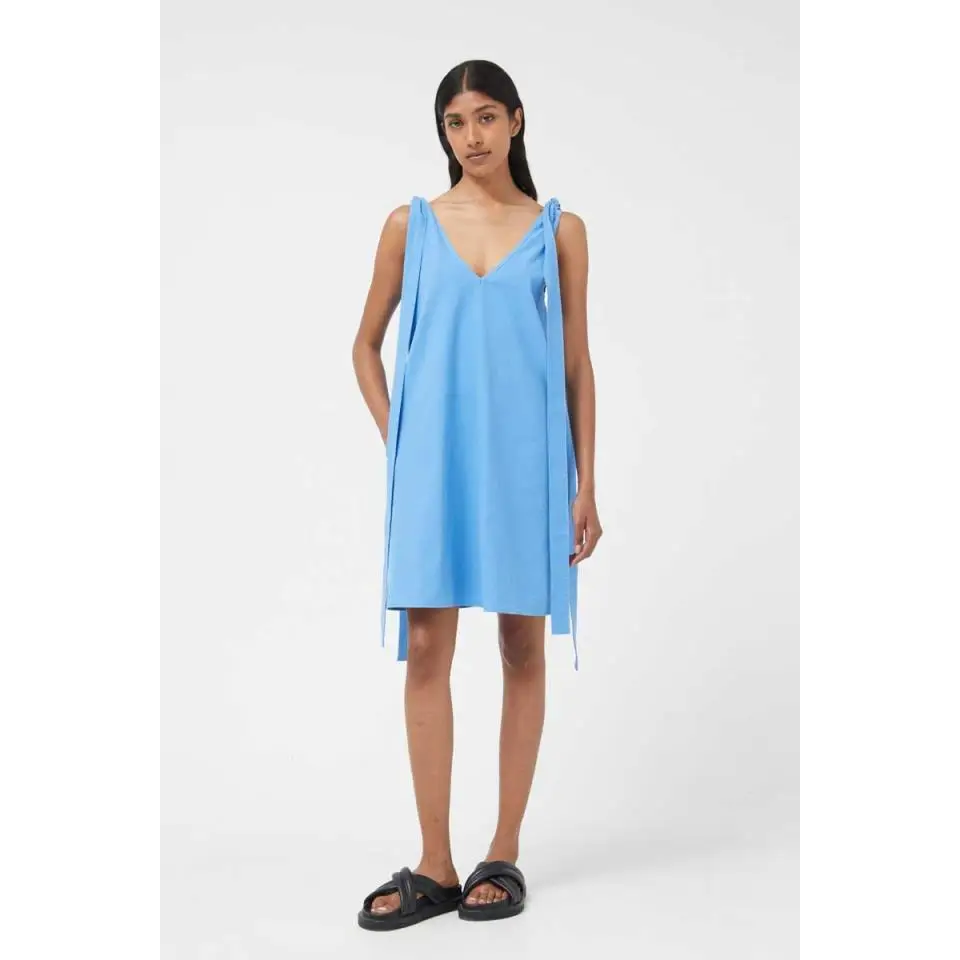 COMPAÑÍA FANTÁSTICA VESTIDO CORTO AZUL