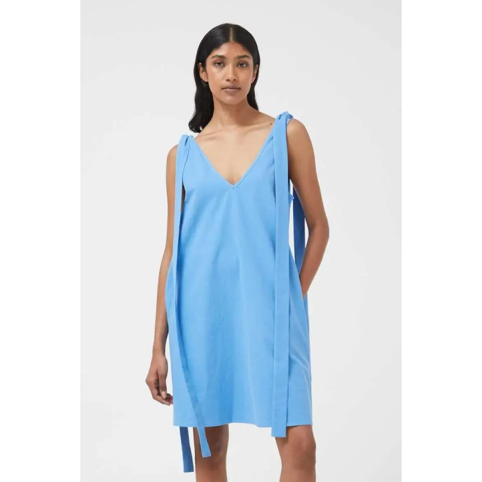 COMPAÑÍA FANTÁSTICA VESTIDO CORTO AZUL