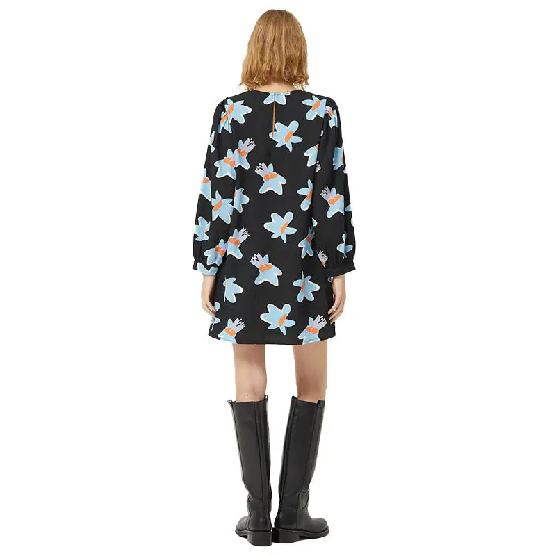 COMPAÑÍA FANTÁSTICA VESTIDO CORTO CALATEA NEGRO