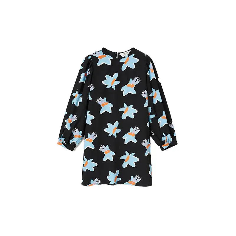 COMPAÑÍA FANTÁSTICA VESTIDO CORTO CALATEA NEGRO