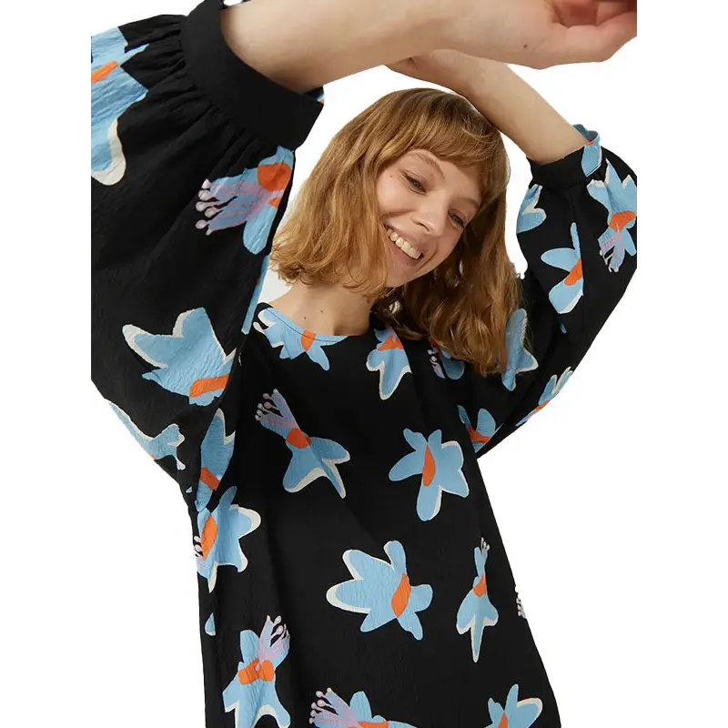 COMPAÑÍA FANTÁSTICA VESTIDO CORTO CALATEA NEGRO