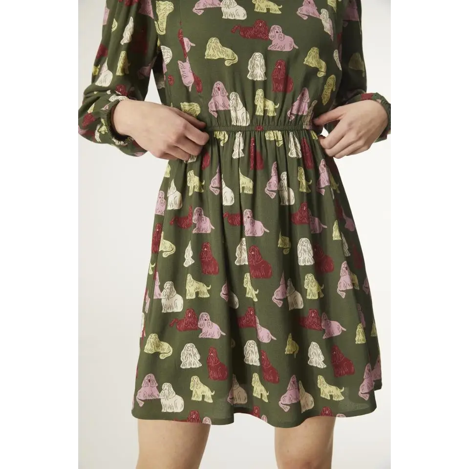 COMPAÑIA FANTASTICA VESTIDO CORTO CON ADORNO