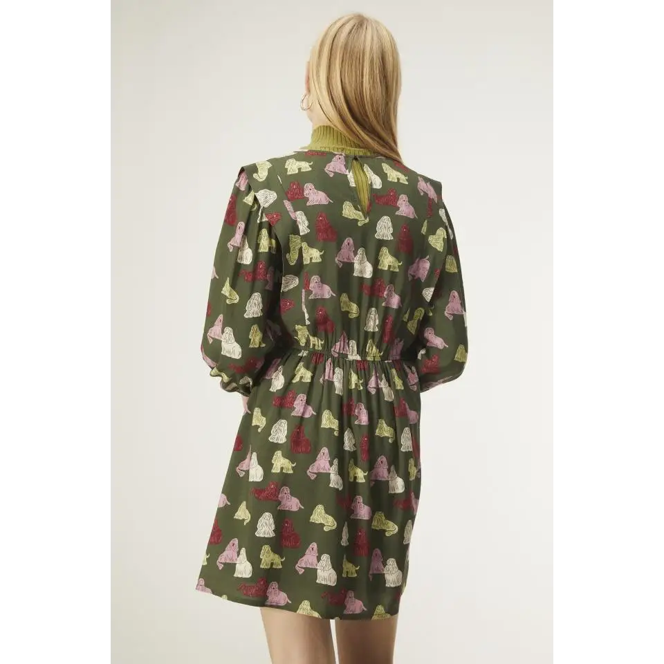 COMPAÑIA FANTASTICA VESTIDO CORTO CON ADORNO