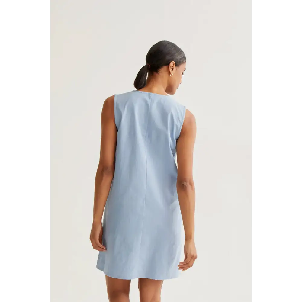 COMPAÑIA FANTASTICA VESTIDO CORTO CON BORDADO DE MARGARITAS