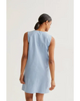 COMPANIA FANTASTICA VESTIDO CORTO CON BORDADO DE MARGARITAS